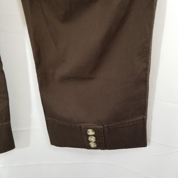 NWT Cleo Brown Capris Size 16 - Picture 10 of 10